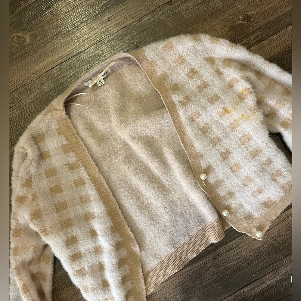 Haute Monde Checkered Cardigan - Picture 10 of 14